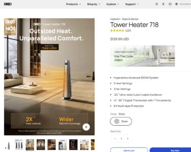 DREO Solaris 718 pace Heater