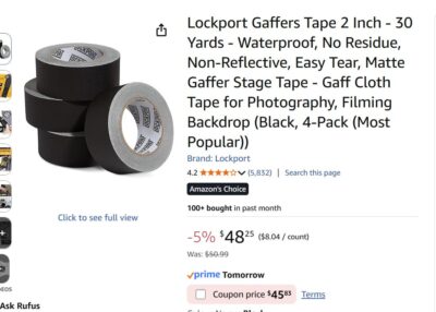 Gaffer Tape.
