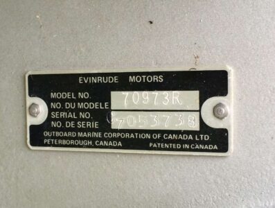 Evinrude 70hp Outboard Model 70973R