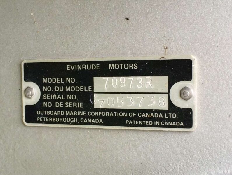 Evinrude 70hp Outboard Model 70973R
