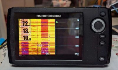 Humminbird Helix 5 DI Fish Finder, used, working.