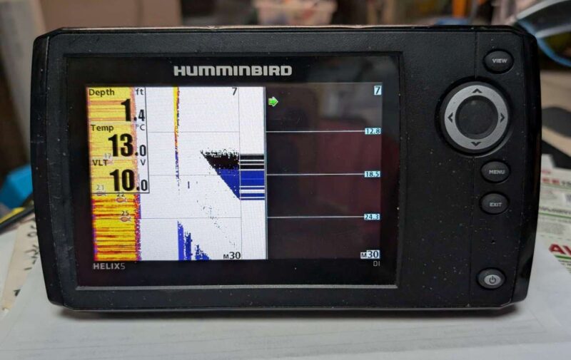 Humminbird Helix 5 DI Fish Finder, used, working.