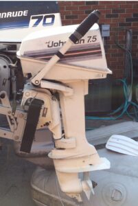 Johnson Seahorse 7.5hp Outboard Motor, 1982, Model J8RCNR
