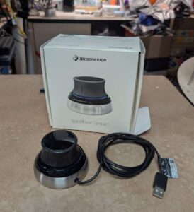 3DConnexion SpaceMouse Compact, used, working.
