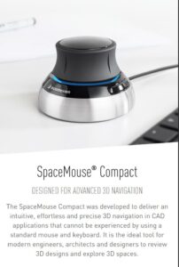 3DConnexion SpaceMouse Compact, used, working.