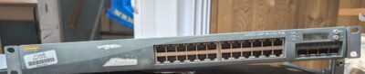 Aruba S2500-24P-US, 24x1Gbps PoE ports + 4x10Gbps SFP+, used.