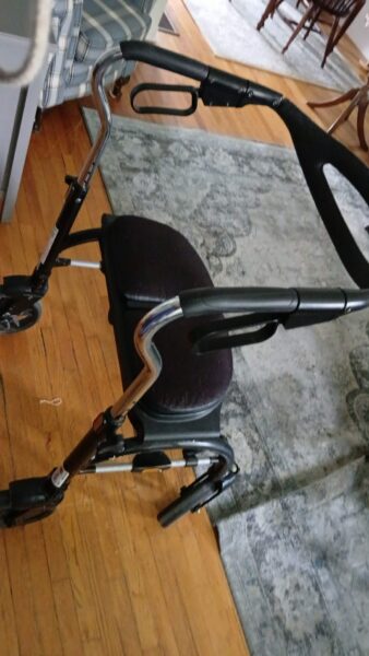 Disability Rollator Walker with Seat, used, working.