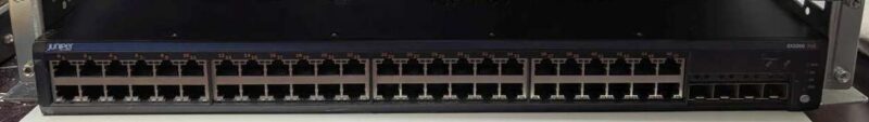 Juniper Networks EX2200-48P-4G Ethernet Switch, REV D, used