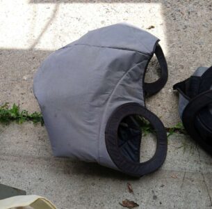Laundry bags, grey