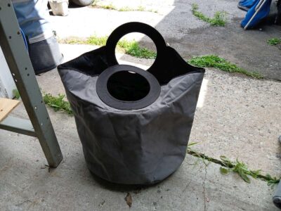 Laundry bags, grey