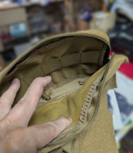 MOLLE Dangler Pouch, Brown, New