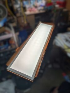 LED Panel Light, 2' x 4', used, working.