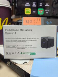 Mini Camera Q18, 720P, WiFi, used, works