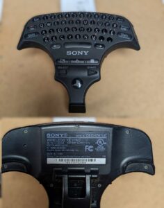 Sony PlayStation 3 PS3 Wireless Keypad, Model CECHZK1UC, used, working.