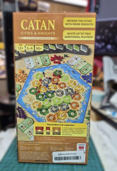 CATAN Cities & Knights 5-6 Player Expansion, open, new