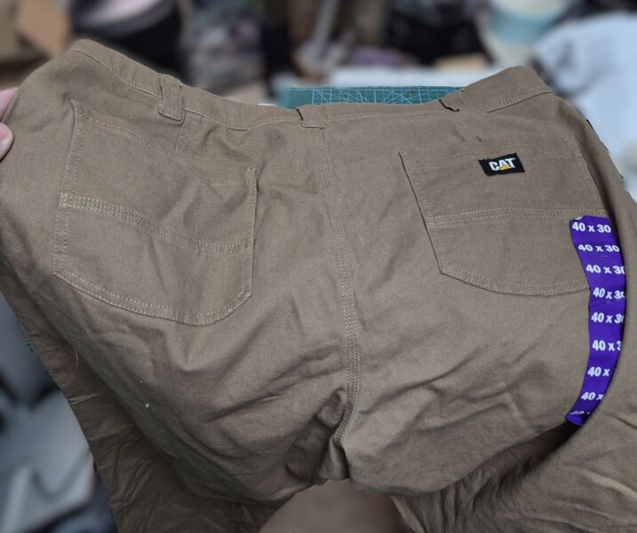 Caterpillar Work Pants, 40W x 30L, Brown, new.