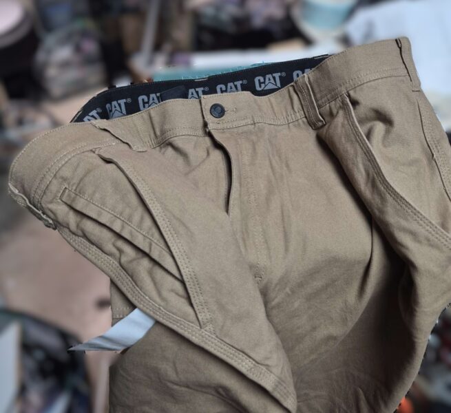 Caterpillar Work Pants, 40W x 30L, Brown, new.